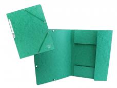 Папка с ластик A4, 400 г, зелена, Buffetti