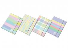 Папка с ластик One Color Pastel Plus, картон гланц, A4, 650 г/м2