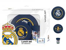 Комплект за хранене Real Madrid, чиния, купа, чаша